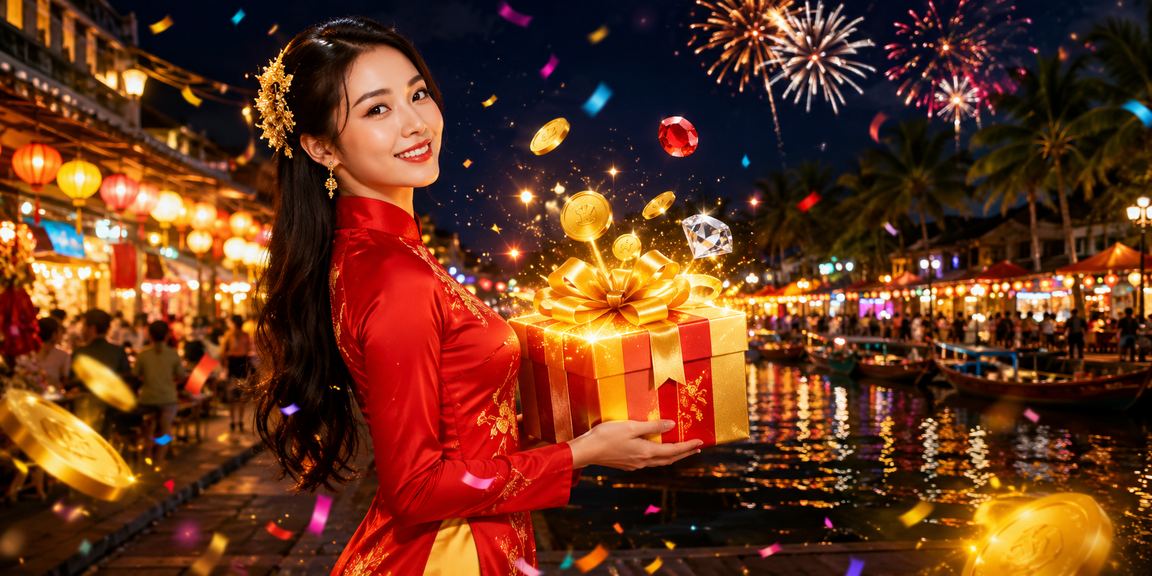 Không khí thể thao và giải trí tại Phú Quốc với người mặc áo dài truyền thống Việt Nam